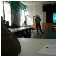 Speaker in action (S Barnes)