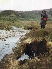 Bank erosion on the Polla Bank erosion on the Polla