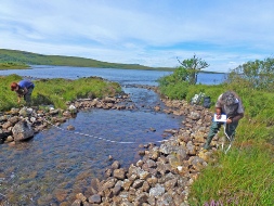 Measuring the site (K.Dunbar)